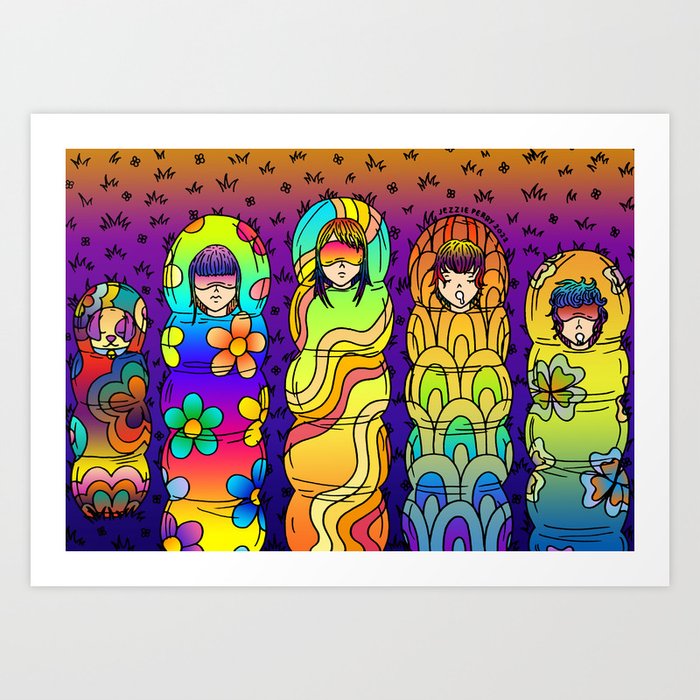 OUTDOOR CHILLING TIME Art Print