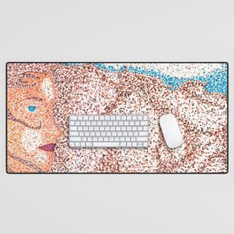 Pointillism: With The Wind Desk Mat