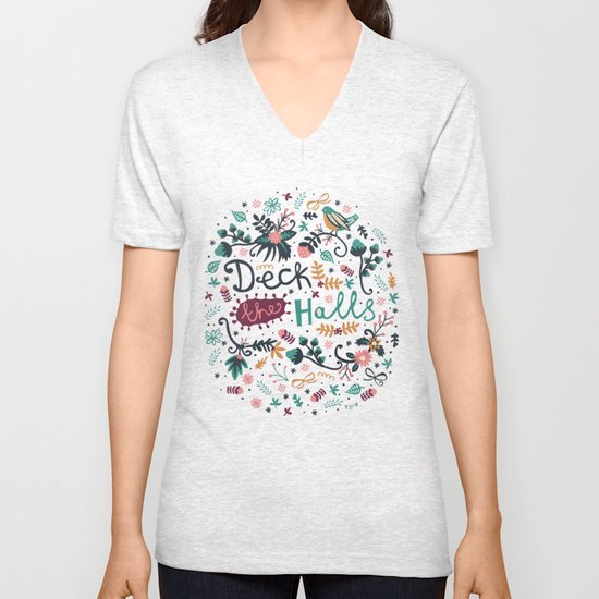 Deck the Halls Unisex V-Neck