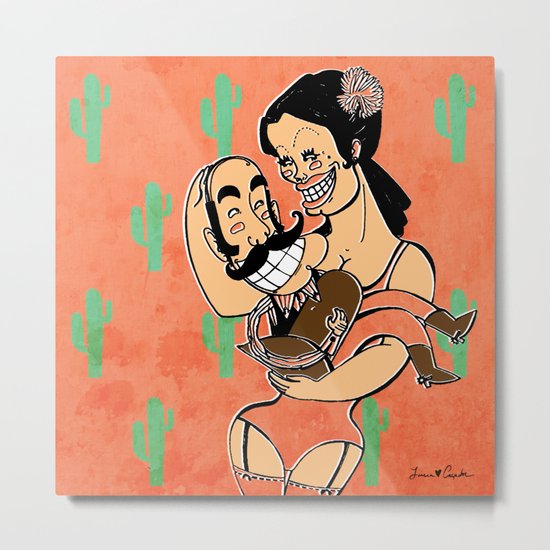 Yippie ki-yay, Cowboy! Metal Print