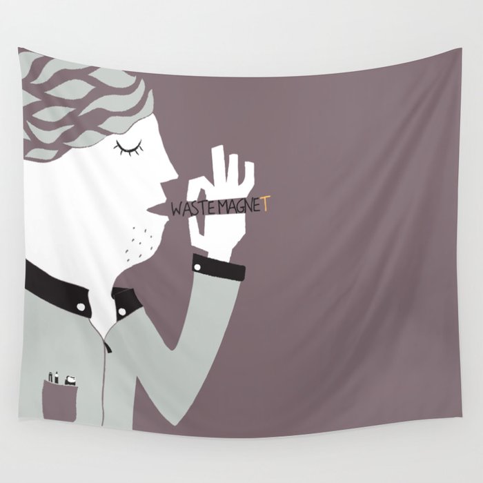 Wastemagnet Wall Tapestry