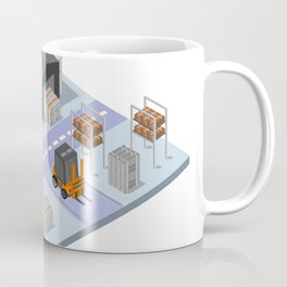 Isometric warehouse Mug