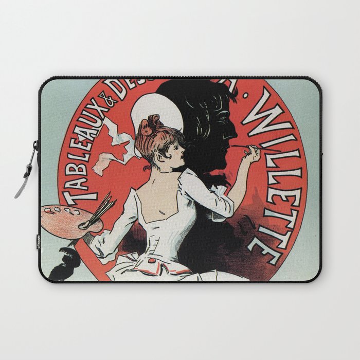 1894 Paris Art Exposition Willette Laptop Sleeve