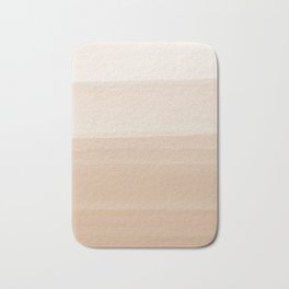 Touching Warm Beige Watercolor Abstract #1 #painting #decor #art #society6 Bath Mat