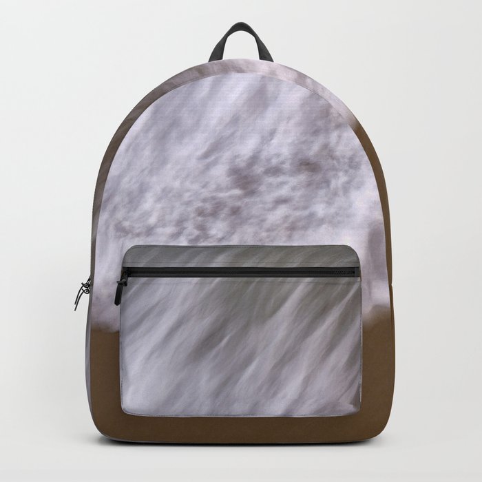 White and outlet gold backpack
