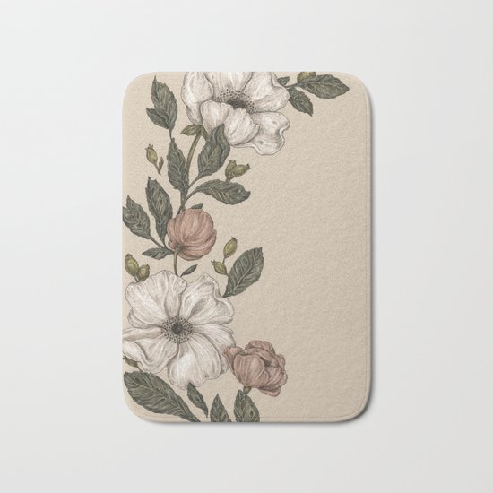 Floral Laurel Bath Mat