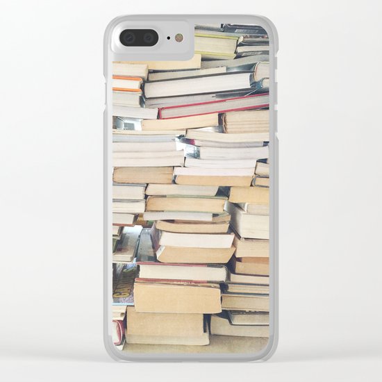 Books, Pages, Stories Clear iPhone Case