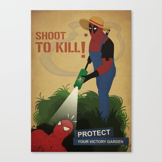 Protect your garden Canvas Print