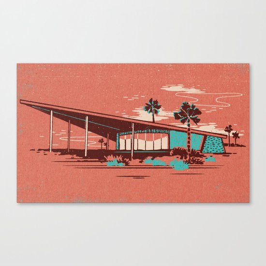 PALM SPRINGS VISITOR CENTRE Canvas Print