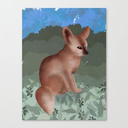 Fennecs, foxes but better Canvas Print