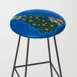 Two Turtle Doves Bar Stool
