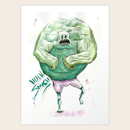 Hulk Art Print