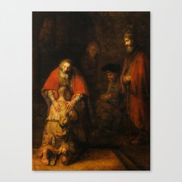 Return of the Prodigal Son, 1663-1665 by Rembrandt van Rijn Canvas Print