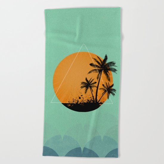 Summer time Beach Towel