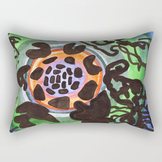 Space Debris Rectangular Pillow