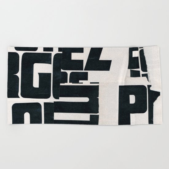 mad a me p Beach Towel