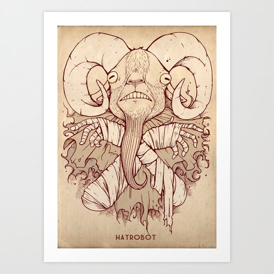 Sheep go to heaven Art Print