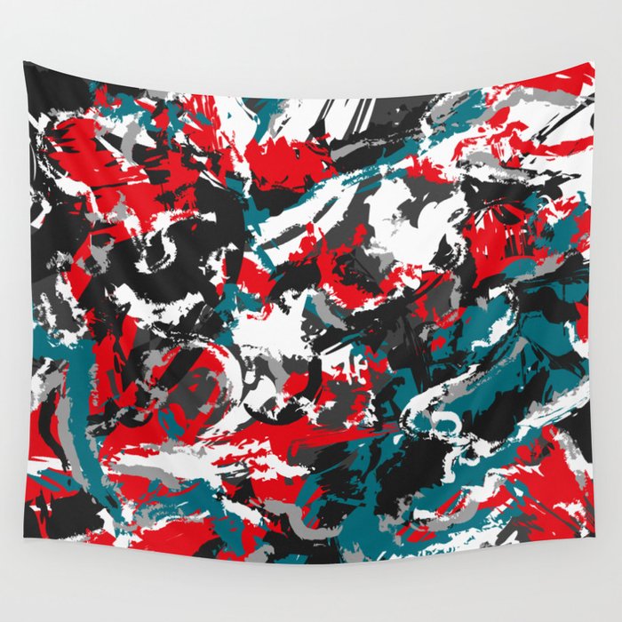 Color Splash Wall Tapestry