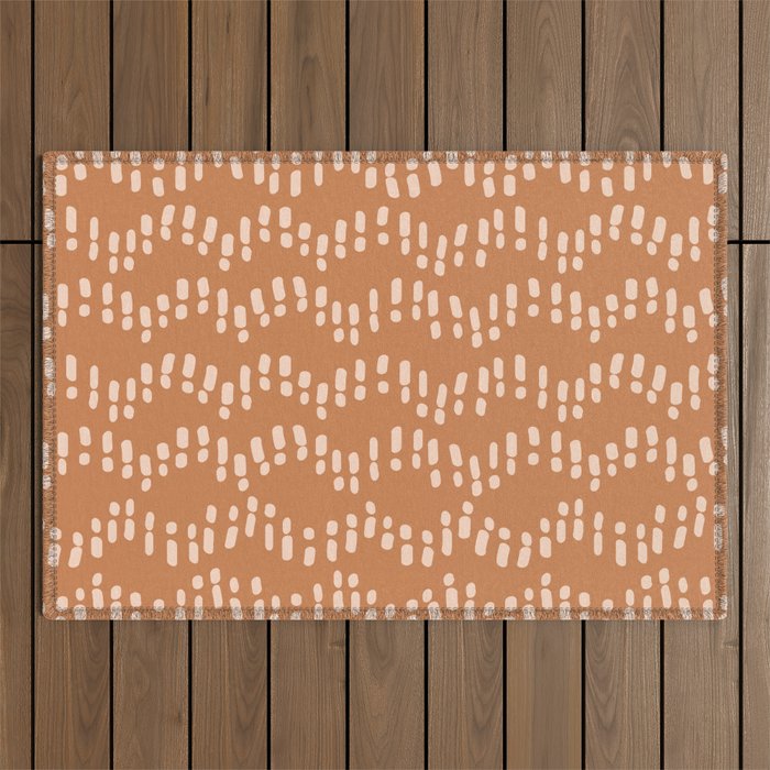 Footsteps in the Sand // Tan Outdoor Rug