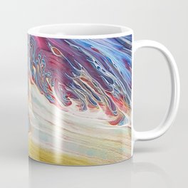 Rainbow ECG Coffee Mug