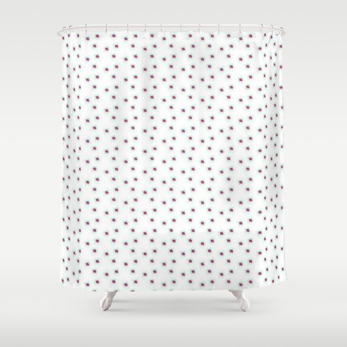  Watercolor´s dots Shower Curtain