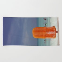 Popsicle on Beach Beach Towel