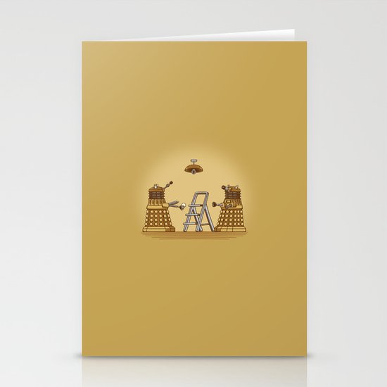 Dalek DIY Stationery Cards