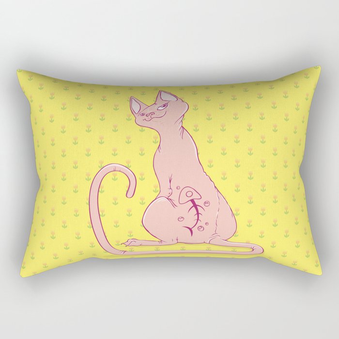 Cats with Tats Rectangular Pillow