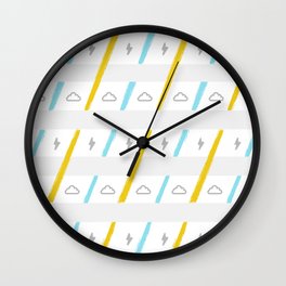 Clou/Thunder Cutie Pattern Wall Clock