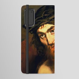 Head of Christ by Edouard Manet Android Wallet Case