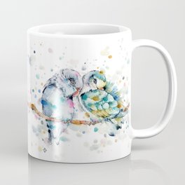 Mr & Mrs Snugglepots [pacific parrotlets] Coffee Mug