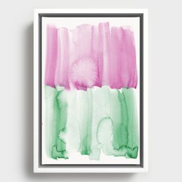 26   Abstract Expressionism Watercolor Painting 220331 Minimalist Art Valourine Original  Framed Canvas