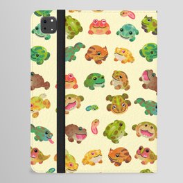 Horned frog - bright iPad Folio Case