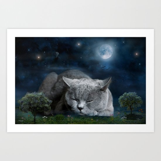 Sweet Dreams with Diesel Art Print