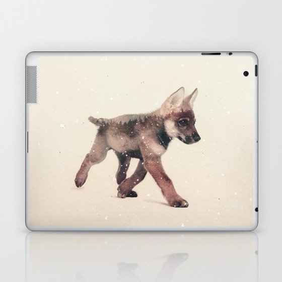 Little Ones: Wolf Laptop & iPad Skin