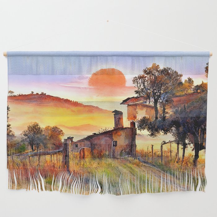 Landscapes of Tuscany Wall Hanging