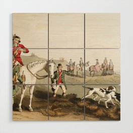 19th century in Yorkshire life with horses Wood Wall Art