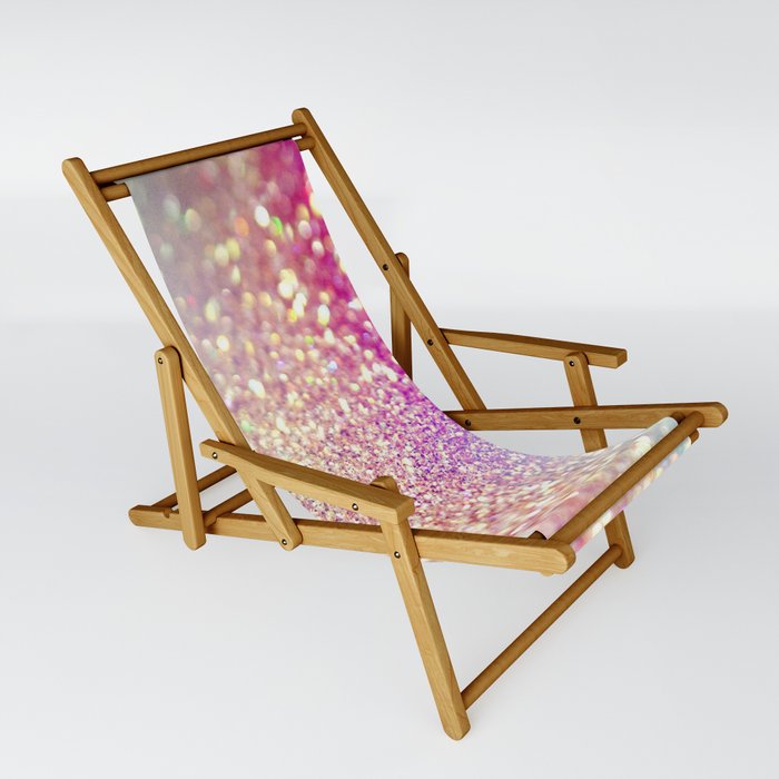 Mermaid Glitter Sling Chair