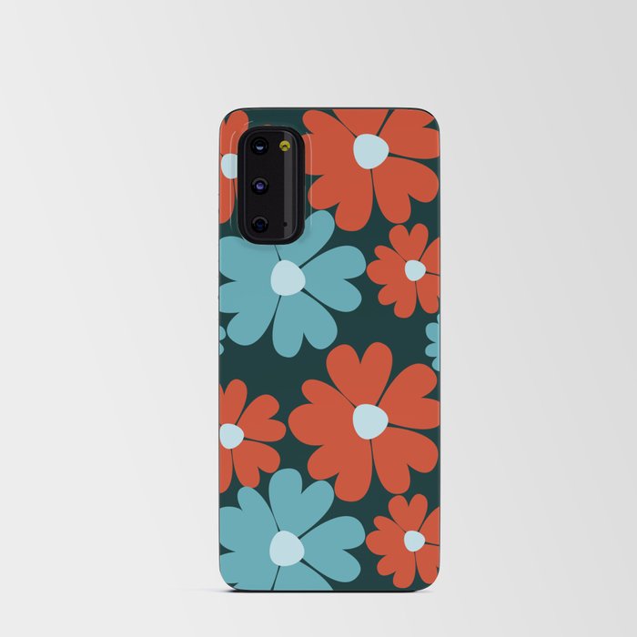 Colored flowers pattern Android Card Case