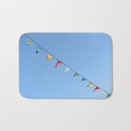 Colorful and minimal party Bath Mat