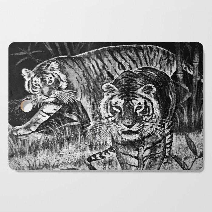 Mexican Tiger Blanket Cobija de Tigre Cutting Board