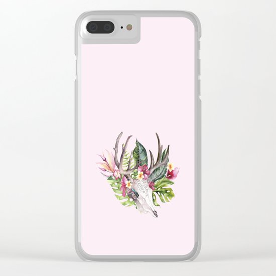 My Bohemian Tropical Memories Clear iPhone Case