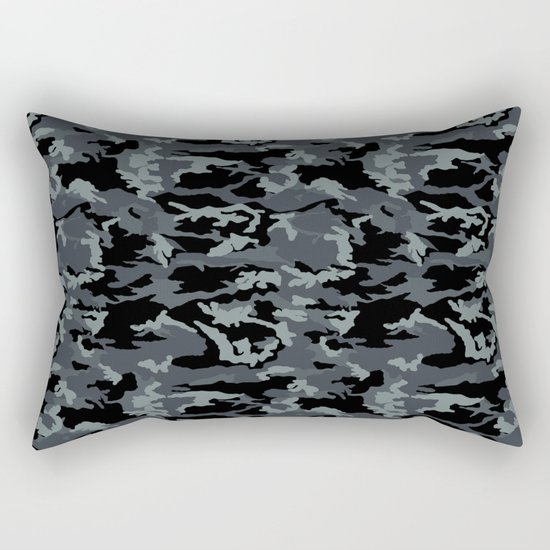 Camouflage Pattern Rectangular Pillow