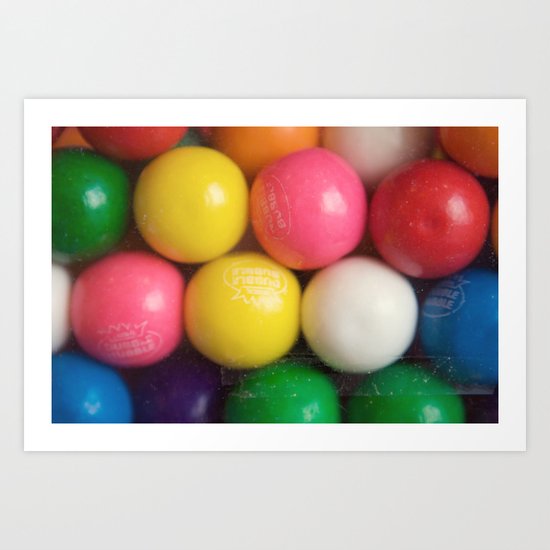 Gumballs Art Print