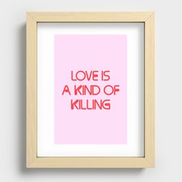 Love Is Recessed Framed Print