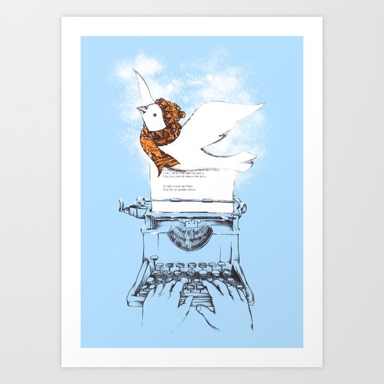 My Winter Article Art Print