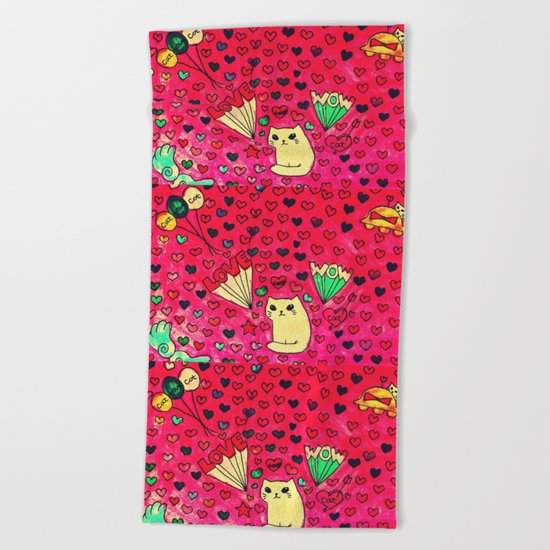 cats-411 Beach Towel