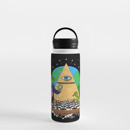 Alien Illuminati Conspiracy Water Bottle