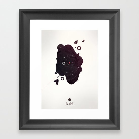 CORE Black 3 Framed Art Print