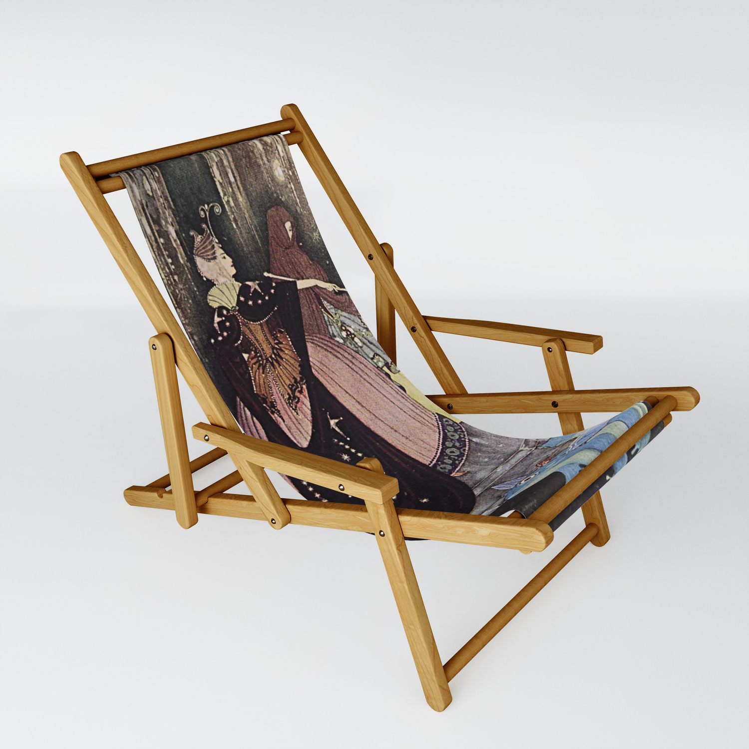 blue bird chair